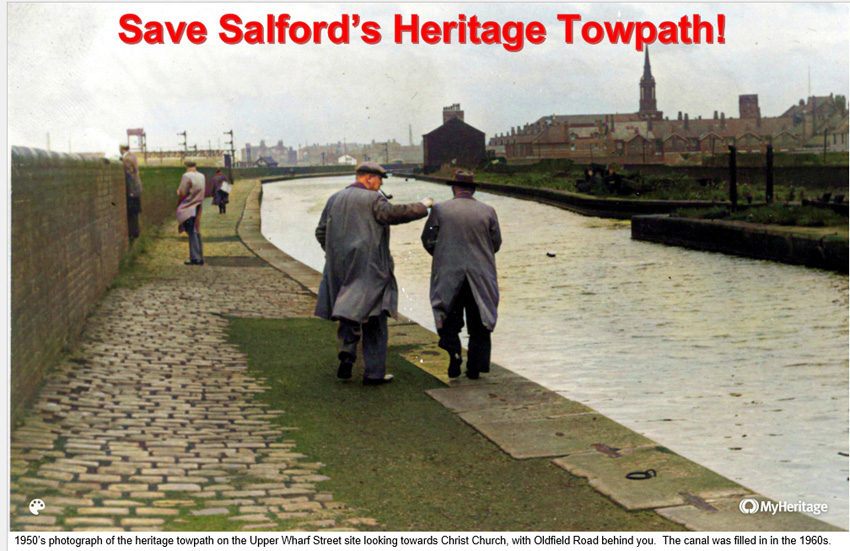 Save Salford's Heritage Towpath!